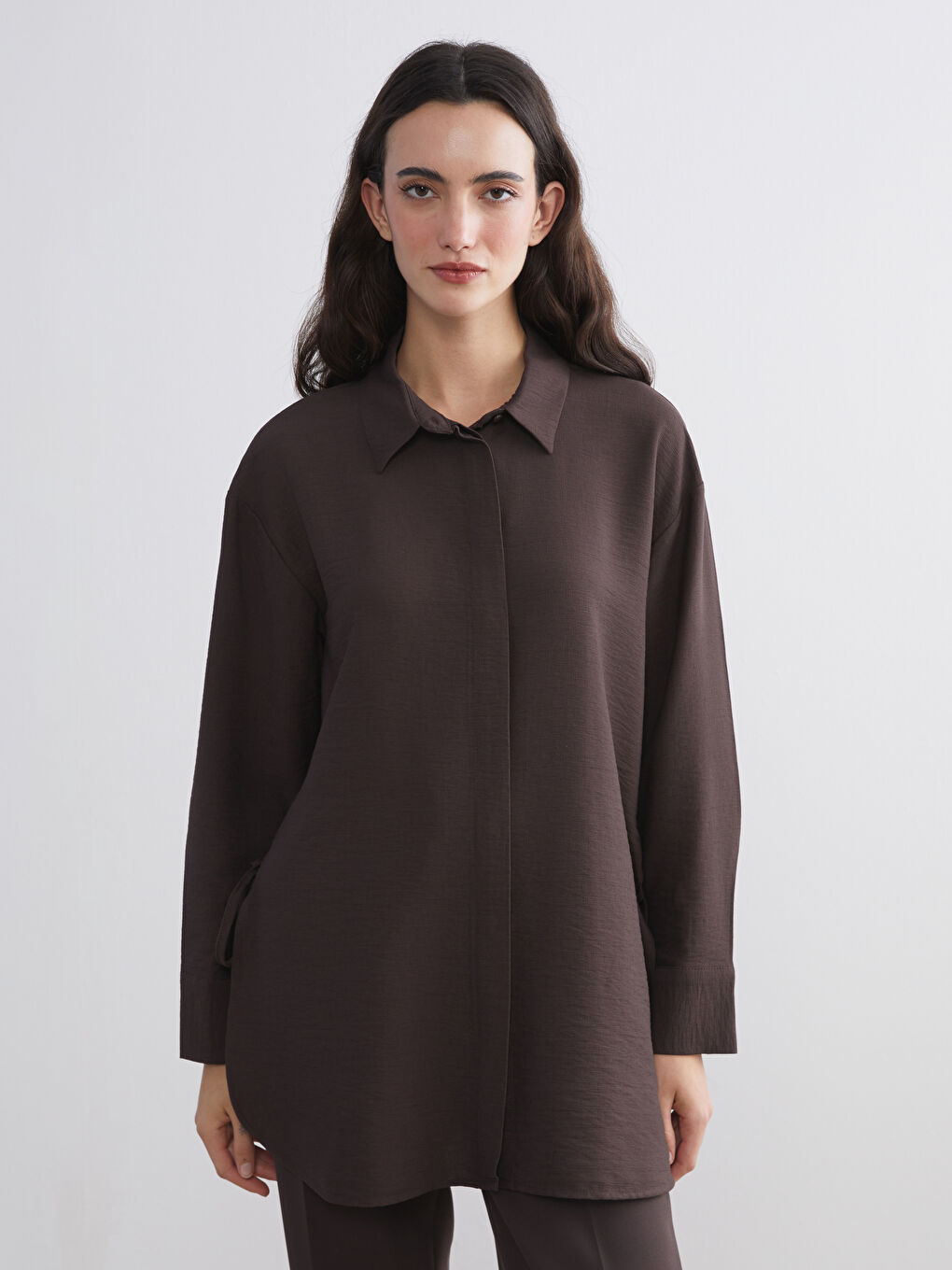 LCW Modest Women's Shirt Tunic -W5JG72Z8-D7V