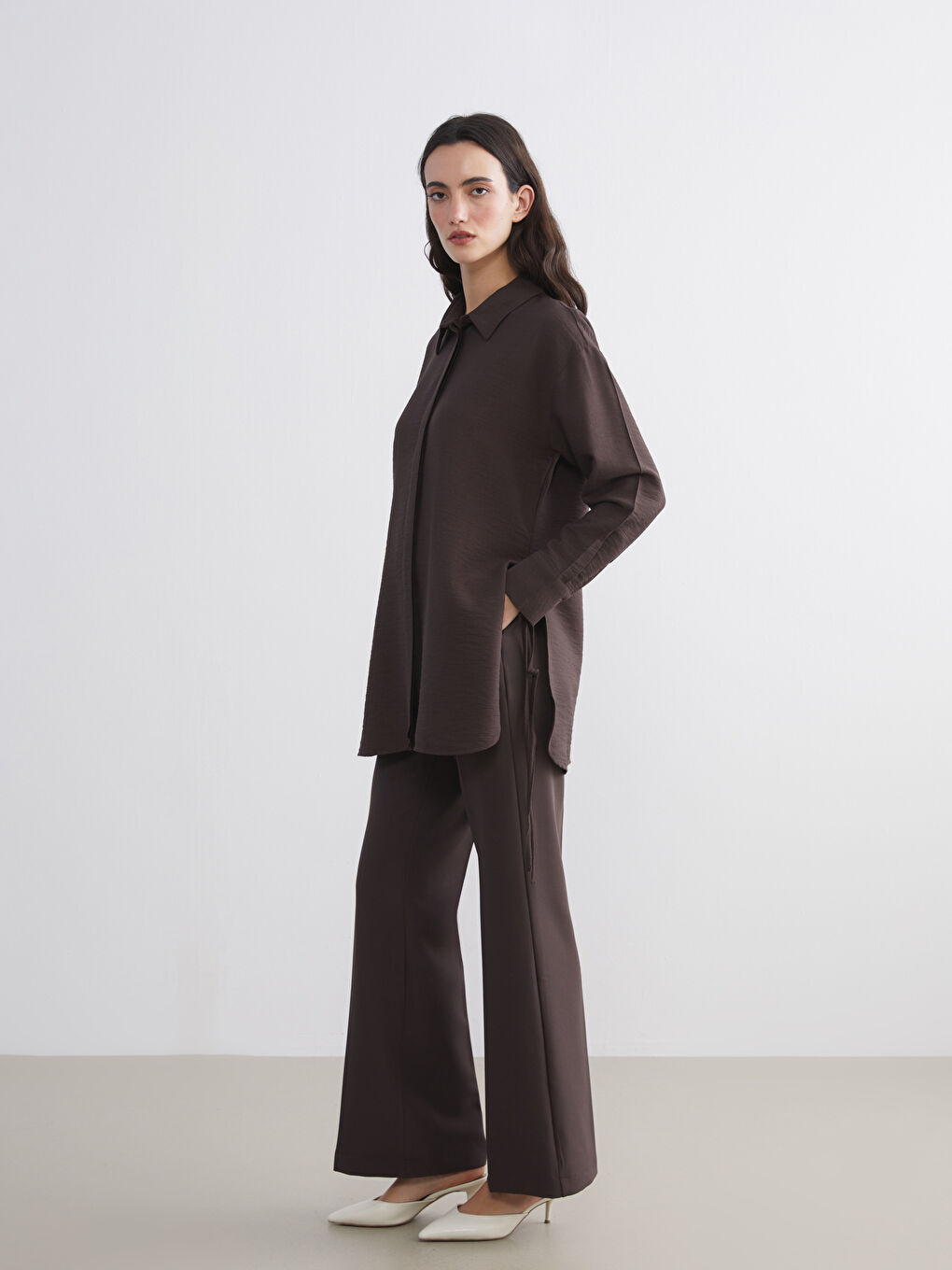 LCW Modest Women's Shirt Tunic -W5JG72Z8-D7V