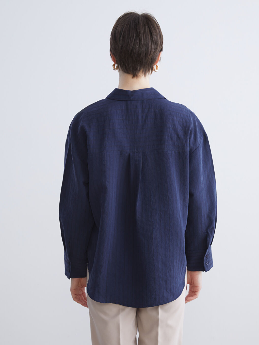 LCW Vision Woman NAVY Shirt -W5JH02Z8-CUJ