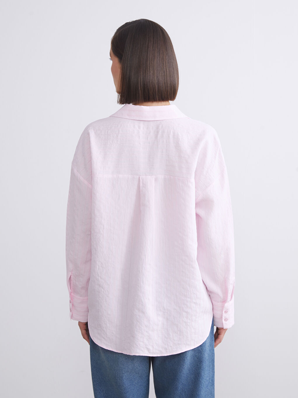 LCW Vision Woman PINK Shirt -W5JH02Z8-MAL