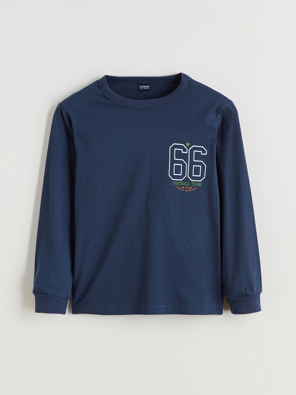 İndigo Bisiklet Yaka Erkek Çocuk Tişört