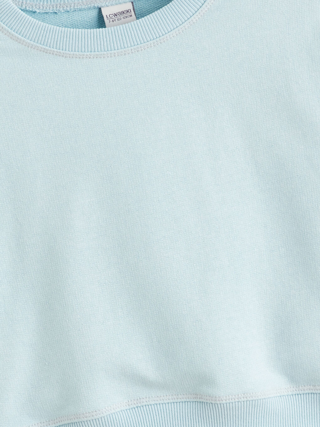 Mavi Bisiklet Yaka Kız Çocuk Sweatshirt-1