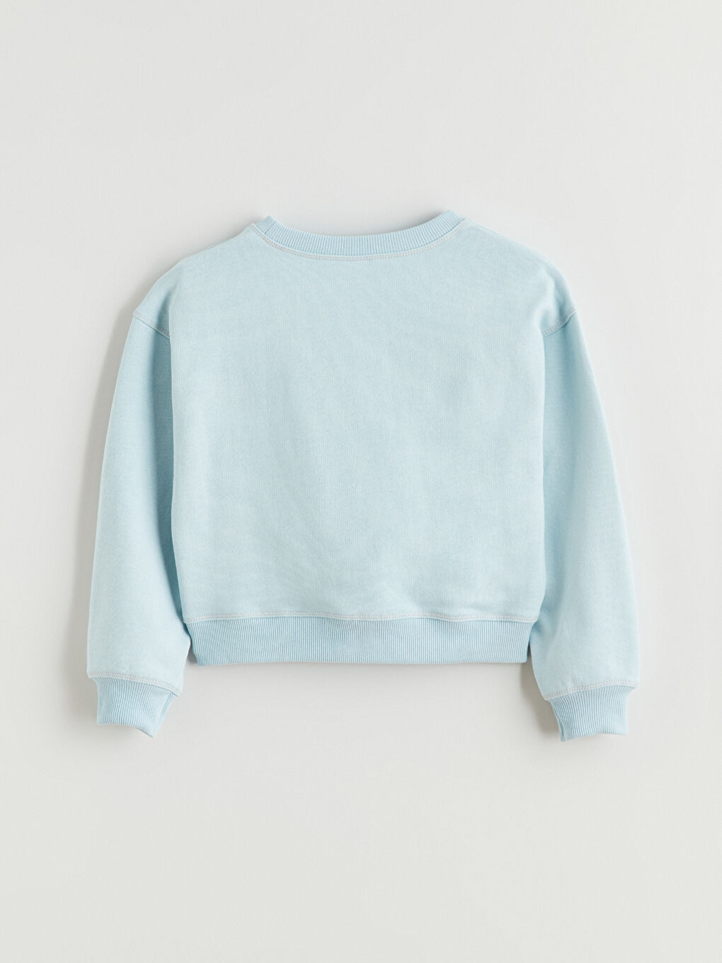 Mavi Bisiklet Yaka Kız Çocuk Sweatshirt-2