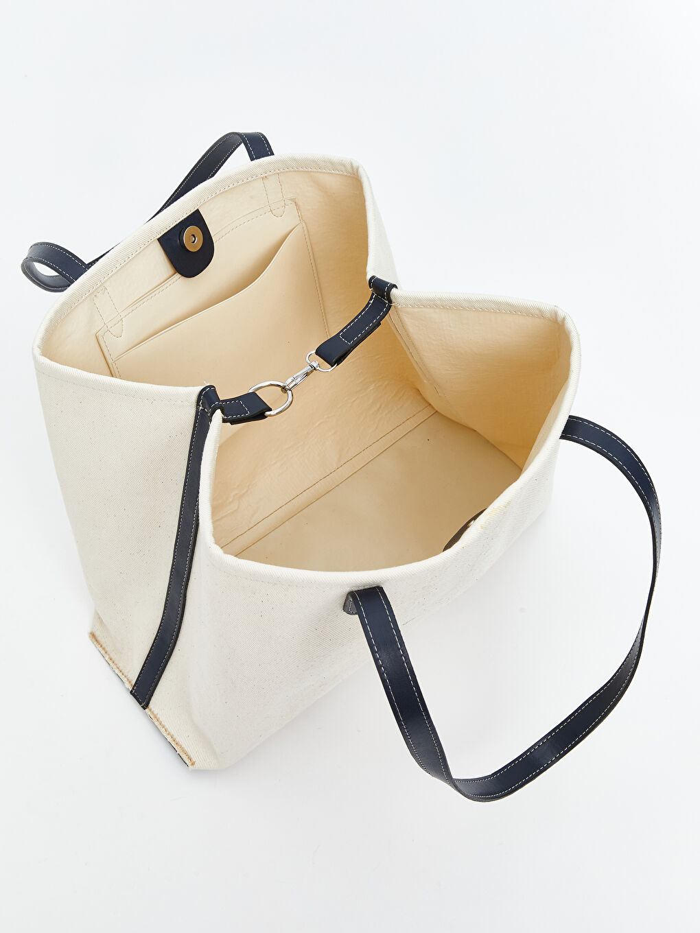 Ekru Kadın Kol Çantası-3