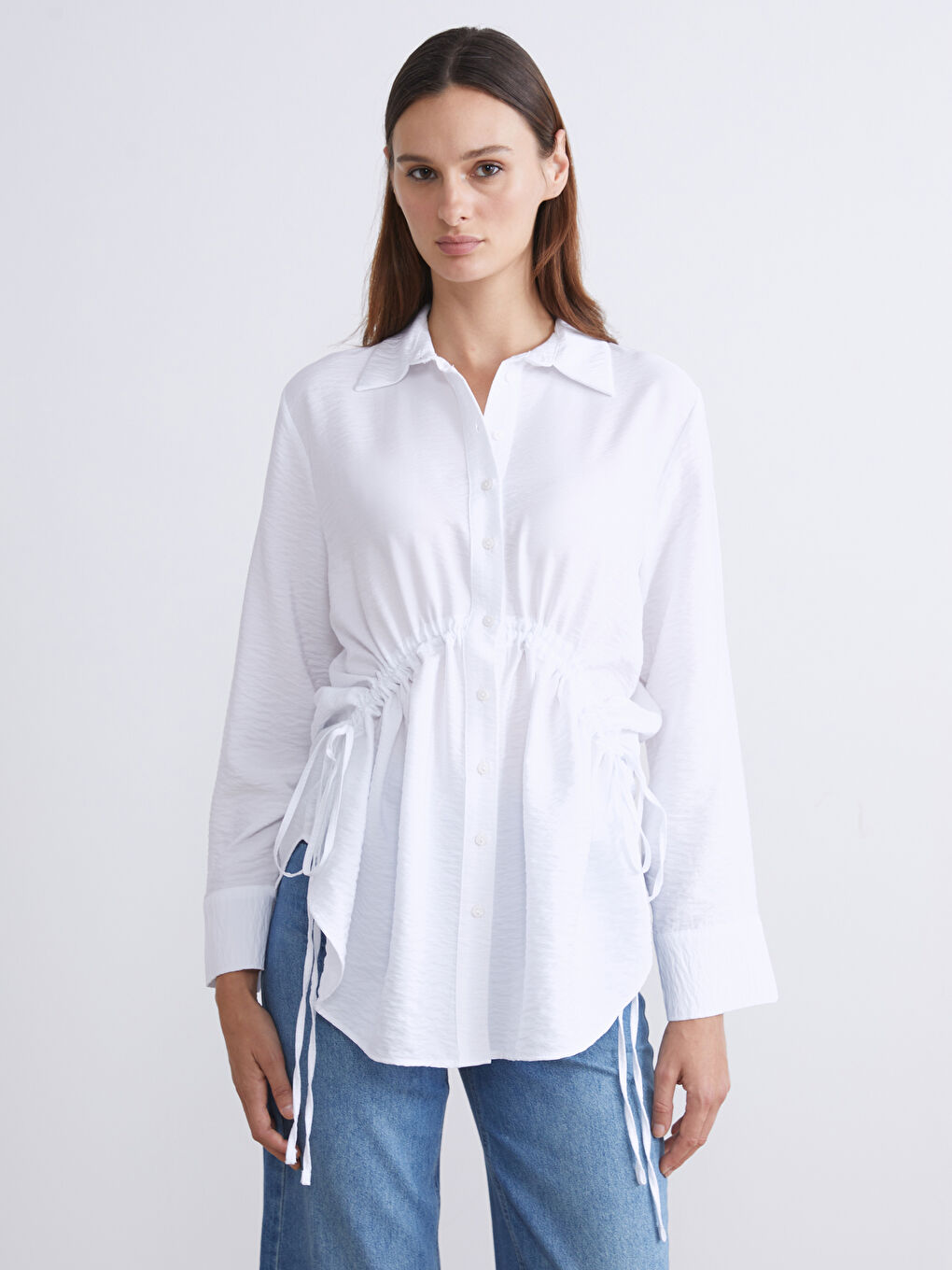 Woman ECRU Shirt Tunic