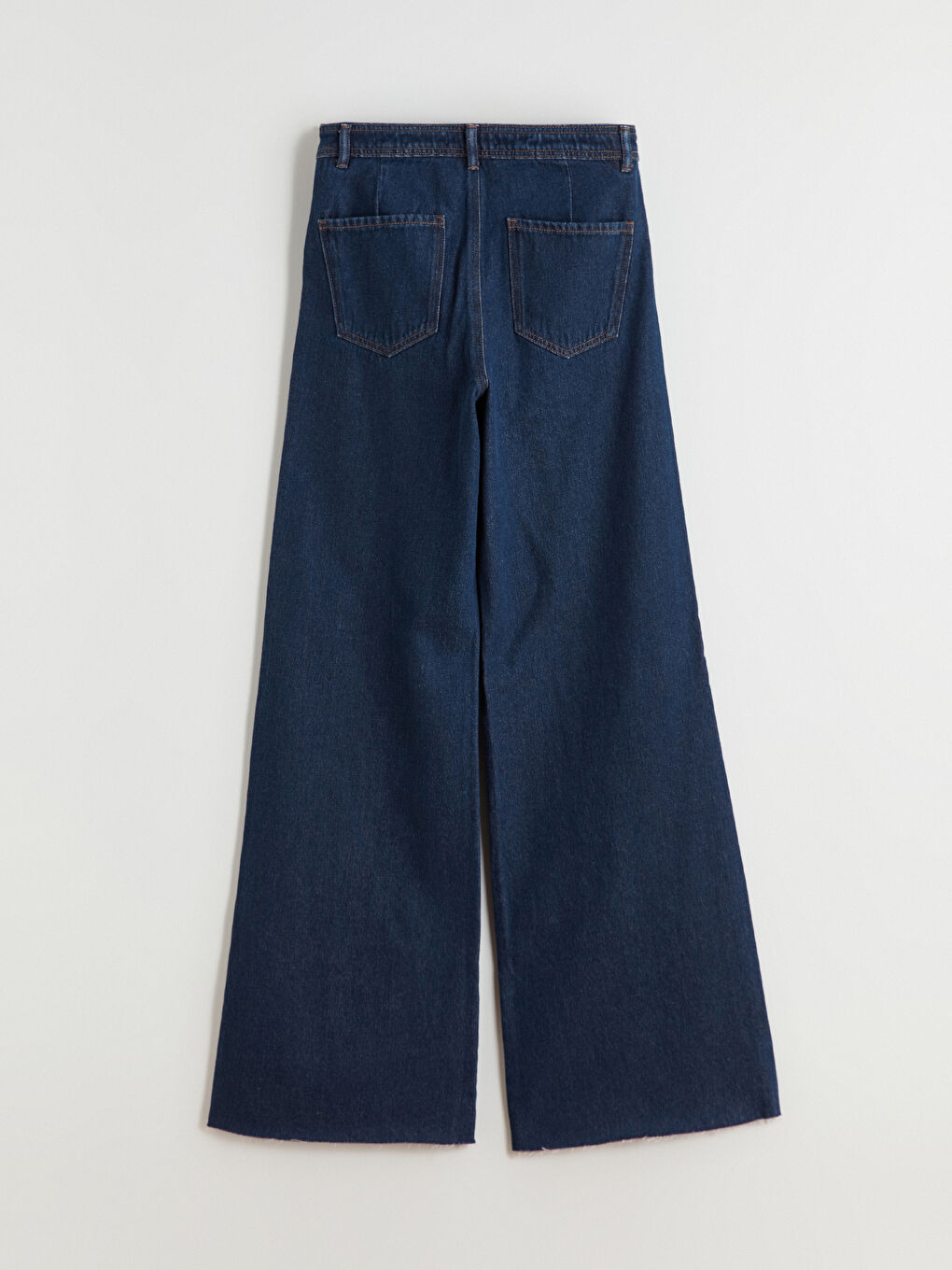 Женские широкие джинсы-5