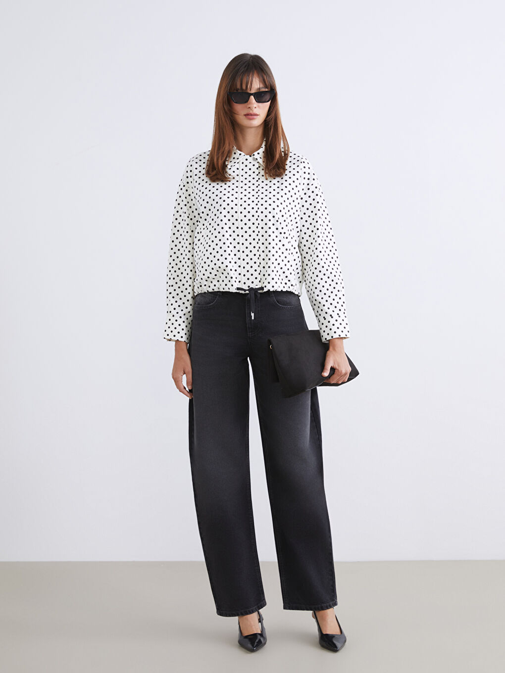 Ballon-Passform Damen Jeans