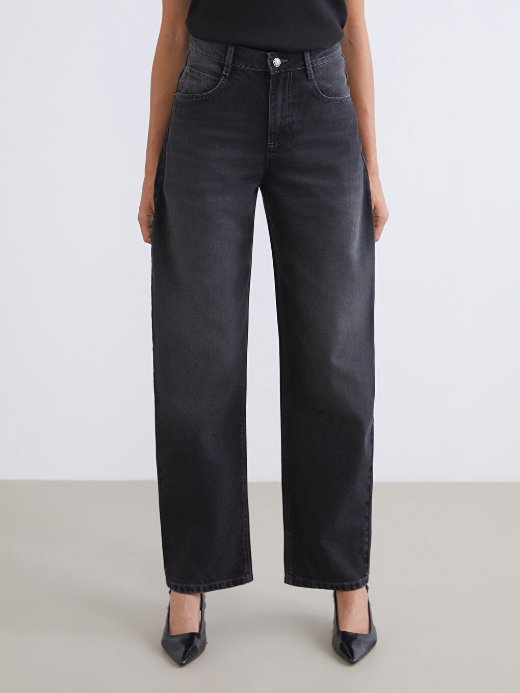 Ballon-Passform Damen Jeans-1