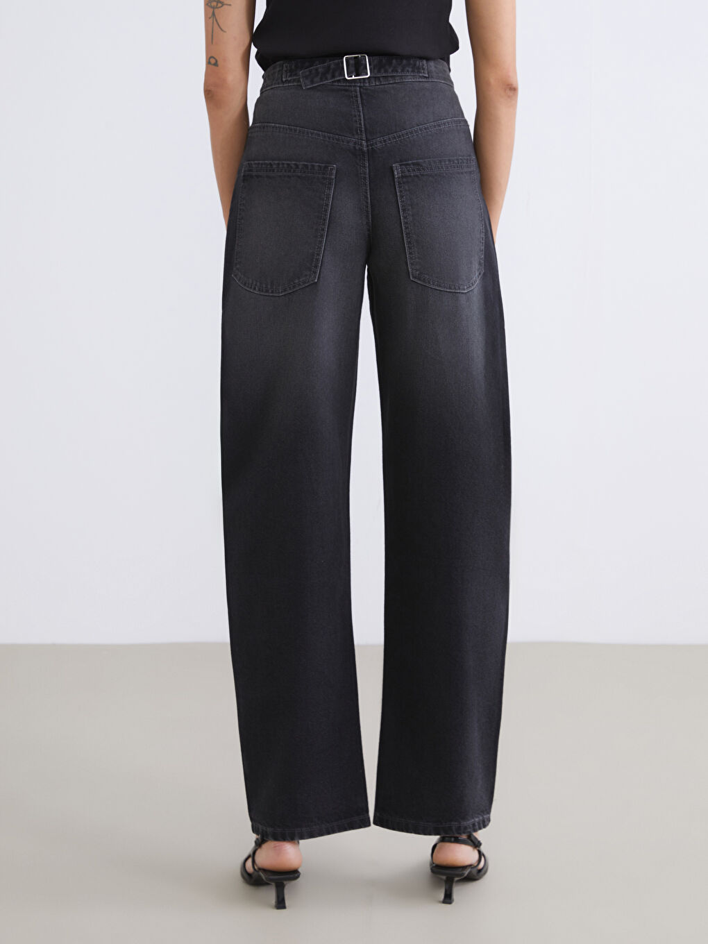 Ballon-Passform Damen Jeans-3