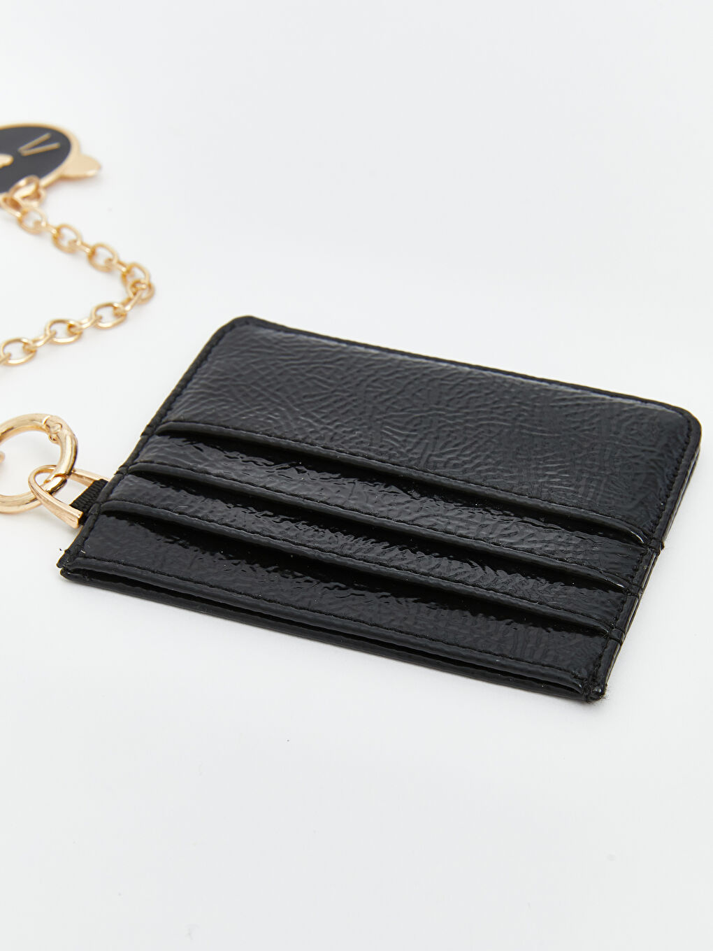 LCW ACCESSORIES Faux Leather Women's Card Holder and Keychain -W5JH81Z8-RQL