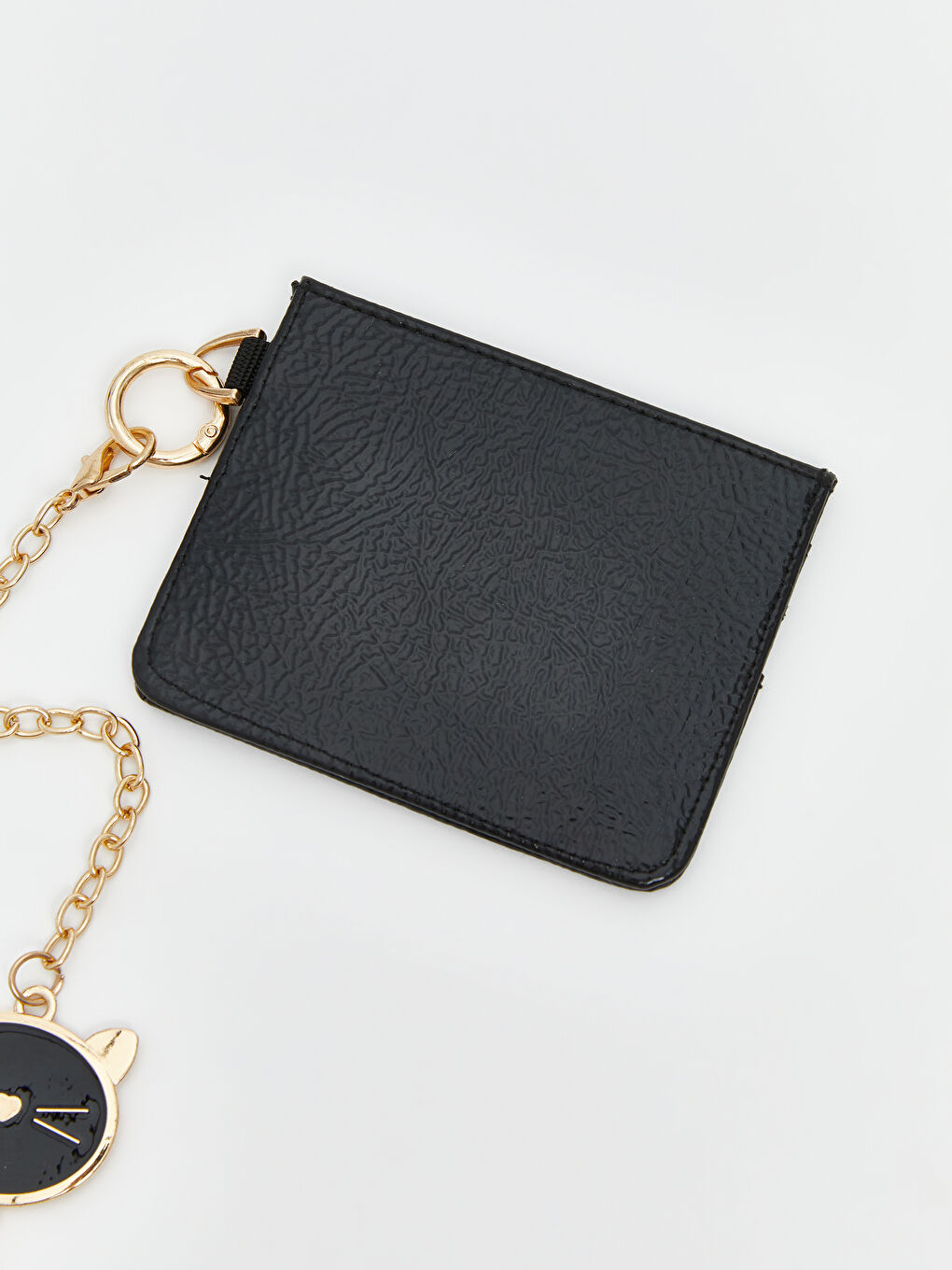 LCW ACCESSORIES Faux Leather Women's Card Holder and Keychain -W5JH81Z8-RQL