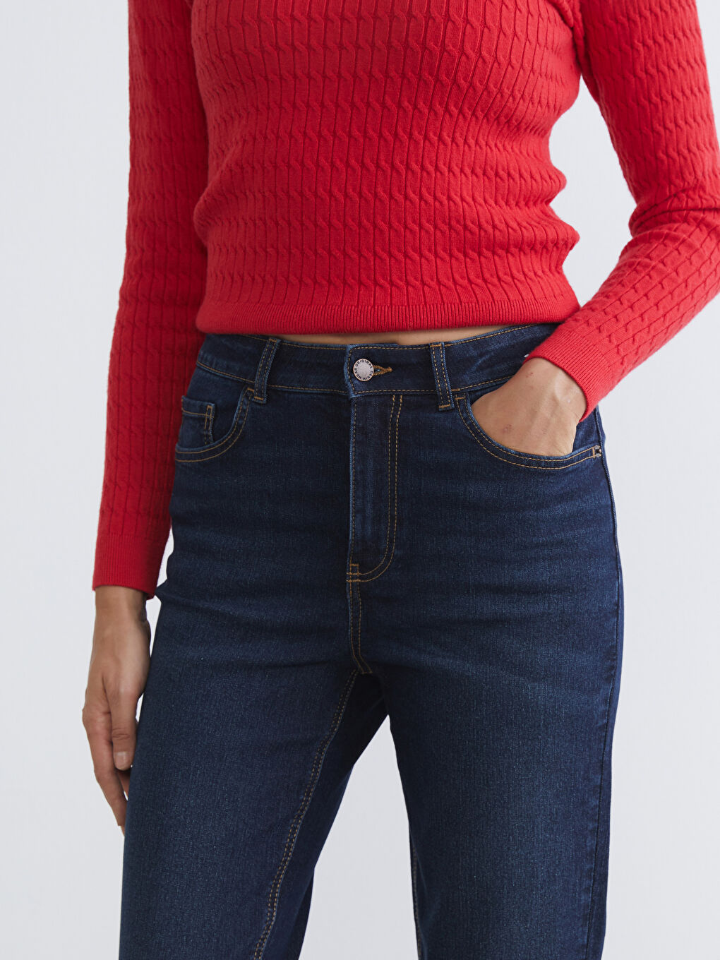 Женские джинсы Mom Fit-2