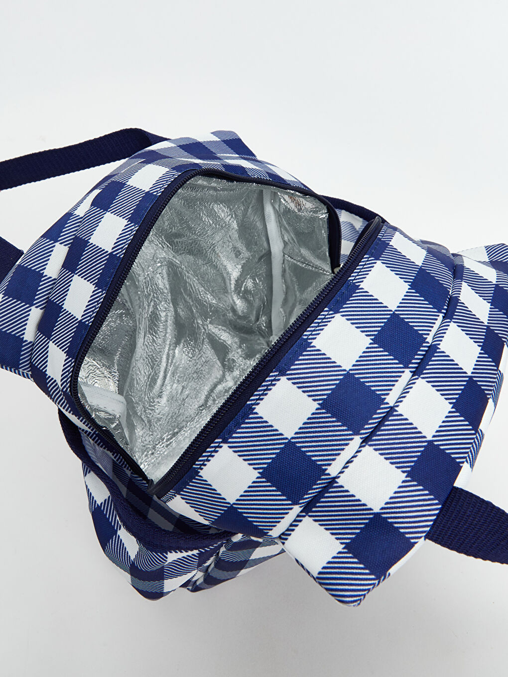 Lacivert Kapitone Desenli Kadın Termal Çanta-2