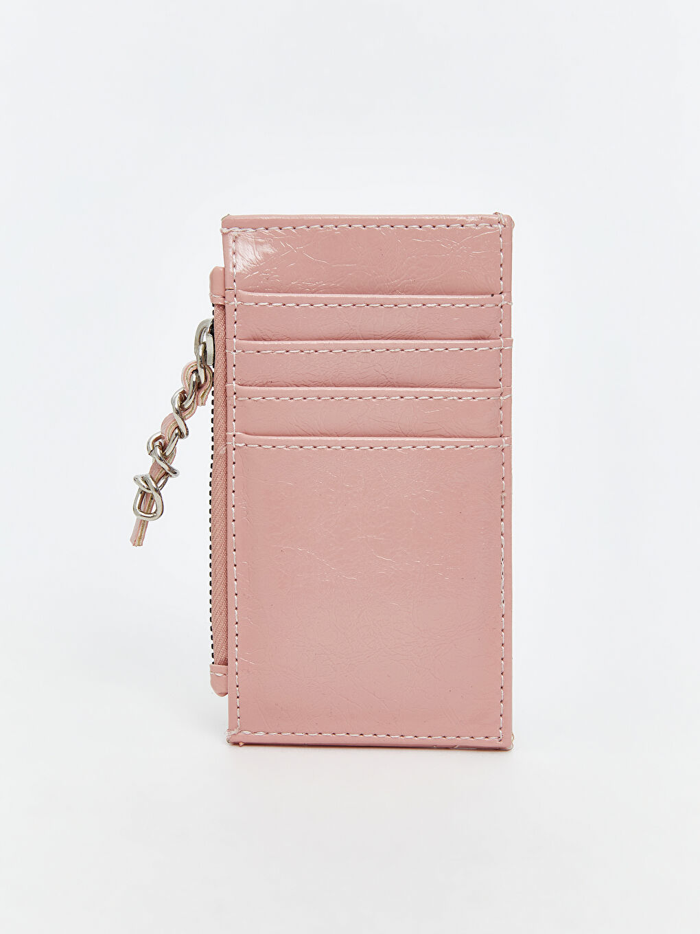 Pembe Deri Görünümlü Kadın Kartlık