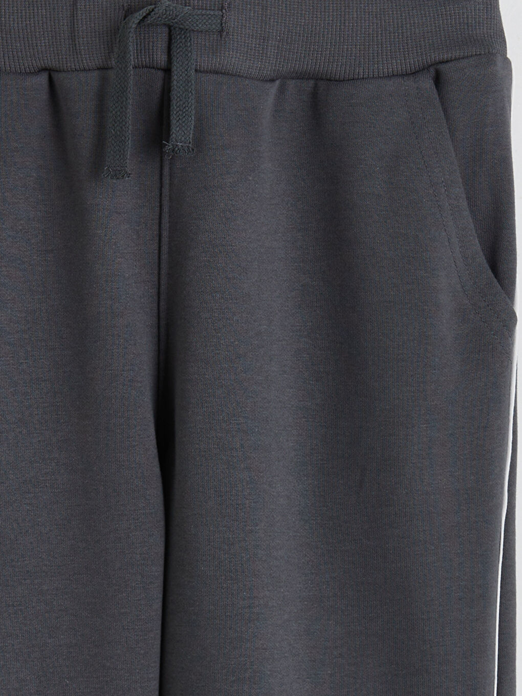 Antrasit Beli Lastikli Erkek Çocuk Jogger  Eşofman Altı-2