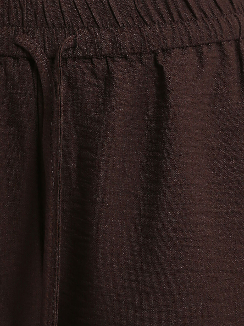 Elastic Waist Wide Leg Women's Trousers-2