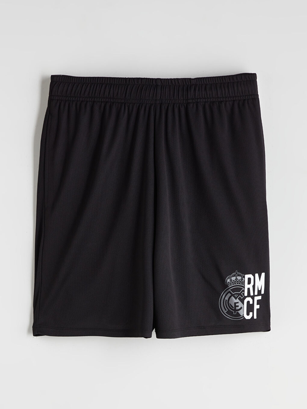 Regular Fit Real Madrid Printed Men's Fan Shorts-4