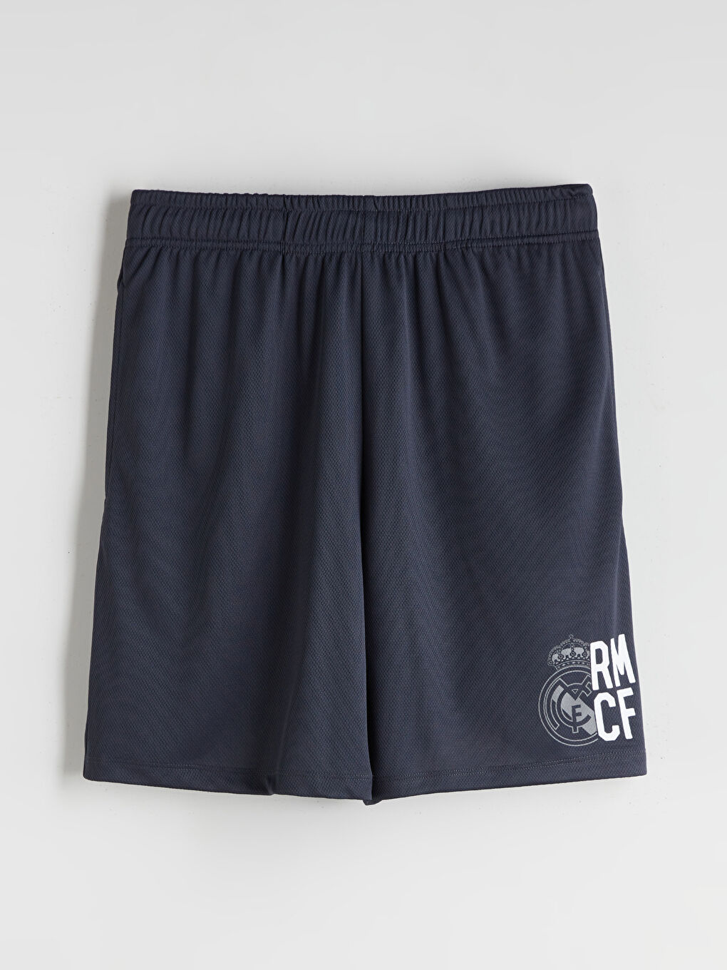 Regular Fit Real Madrid Printed Men's Fan Shorts-4