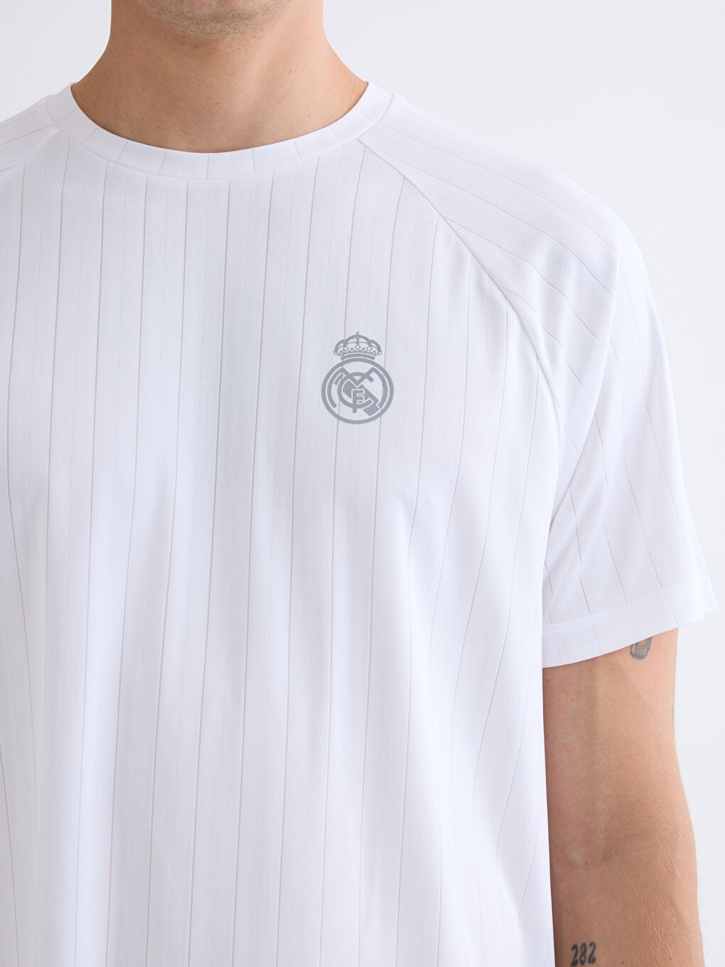 Crew Neck Real Madrid Printed Men's Fan T-Shirt-1