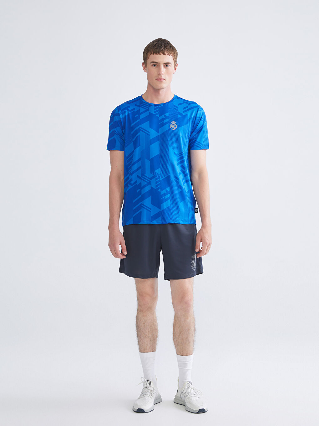 Crew Neck Real Madrid Printed Men's Fan T-Shirt-1