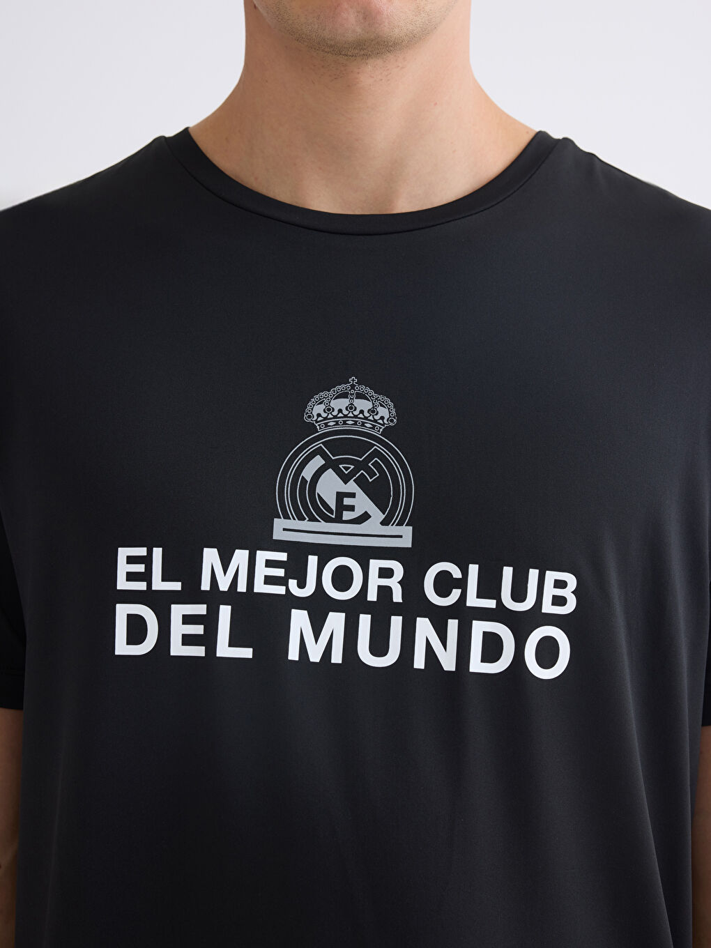 Crew Neck Real Madrid Printed Men's Fan T-Shirt-1
