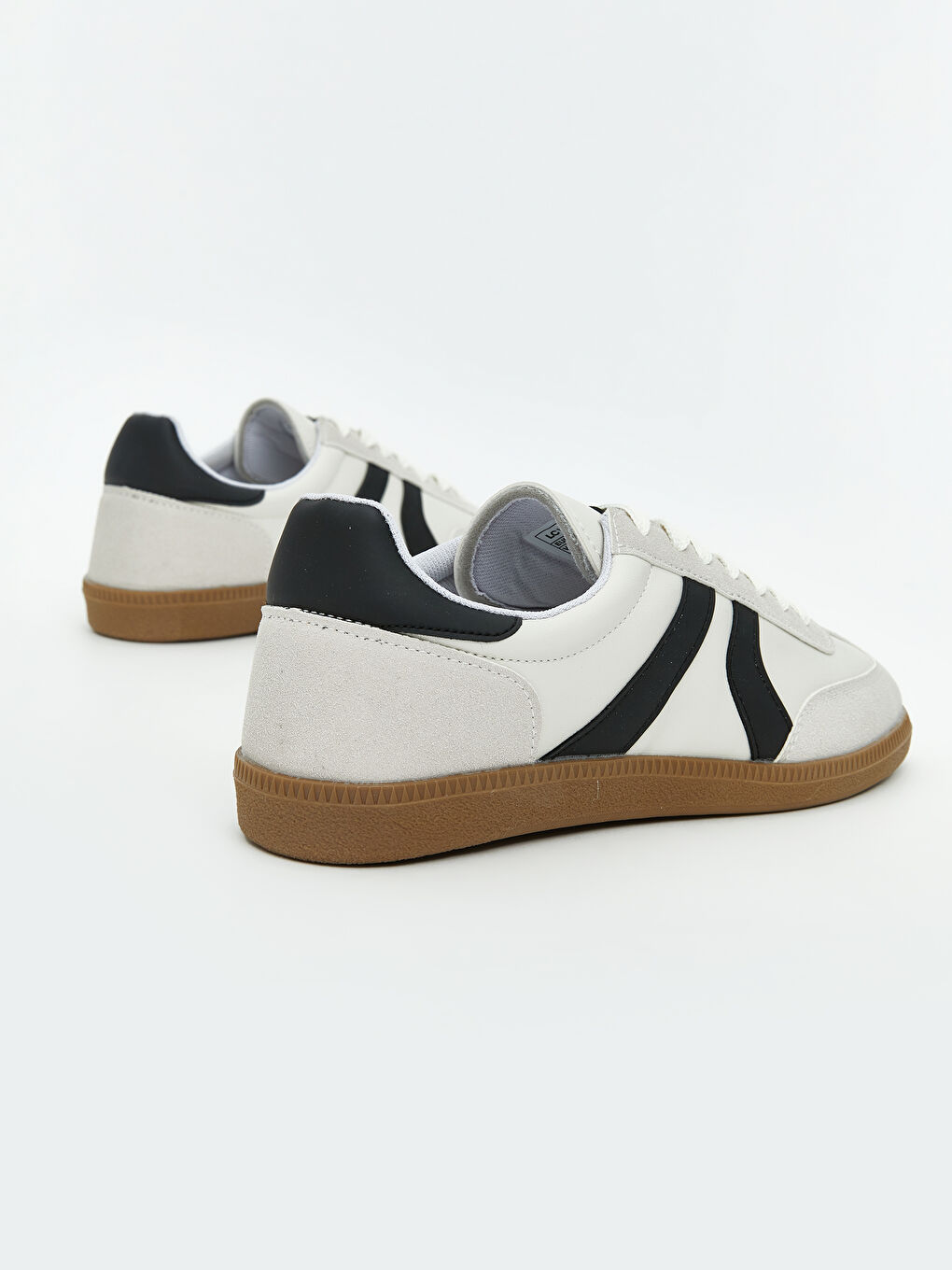 Beyaz Bağcıklı Erkek Spor Ayakkabı-4