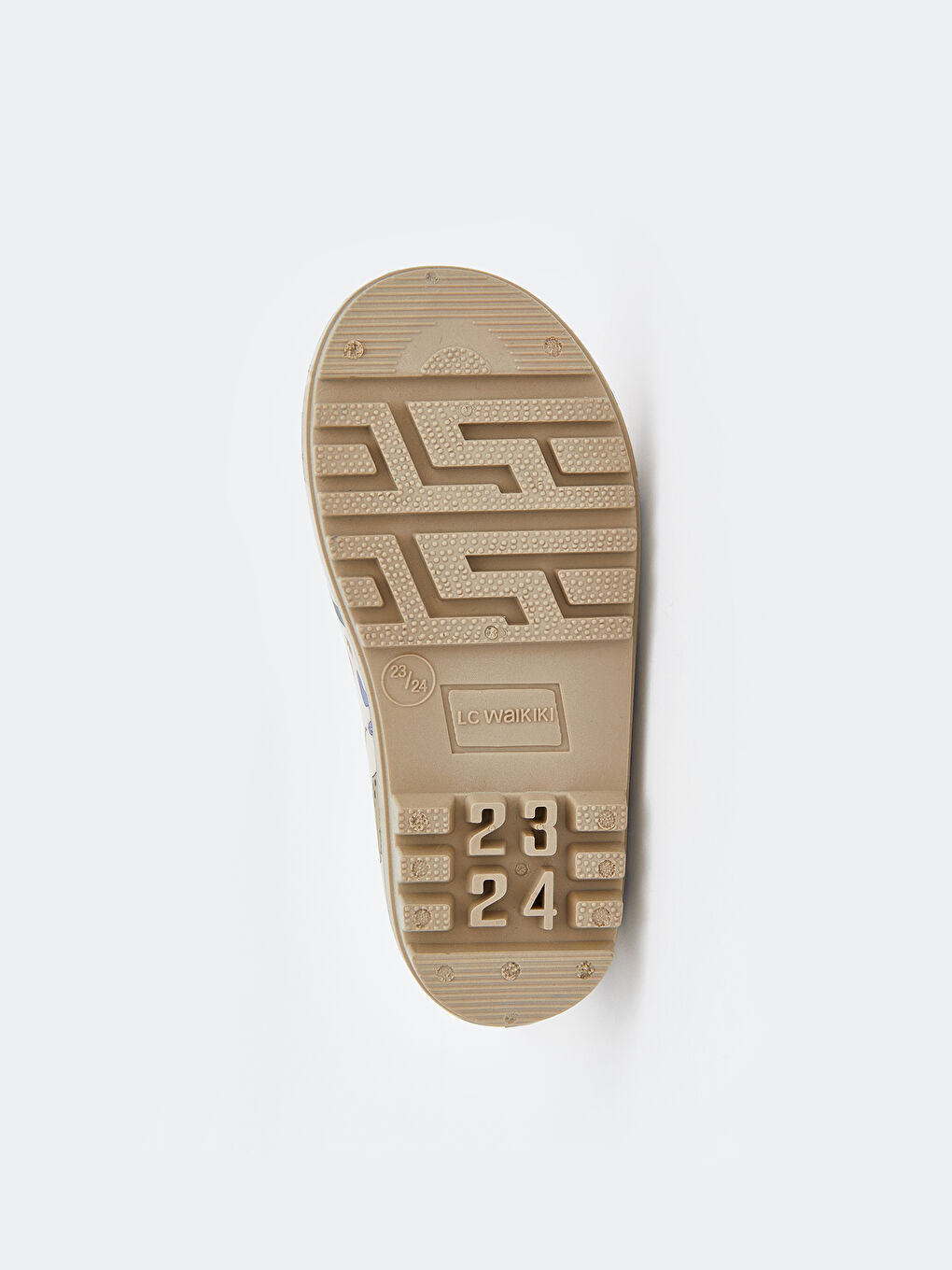 Bej Dinozor Baskılı Erkek Bebek Yağmur Botu-3