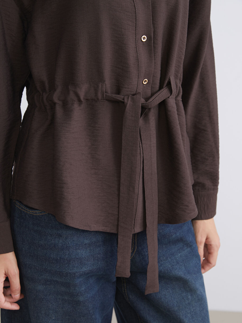 Woman BROWN Shirt-2