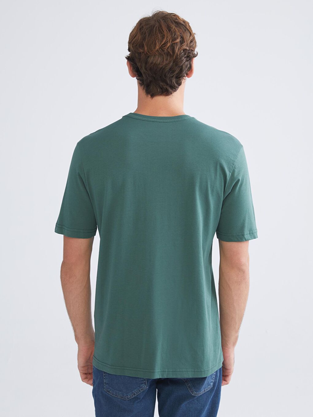 Crew Neck Printed Men's T-Shirt-3