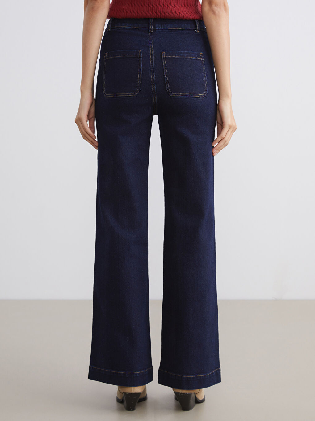 Wideleg Women's Jeans-3