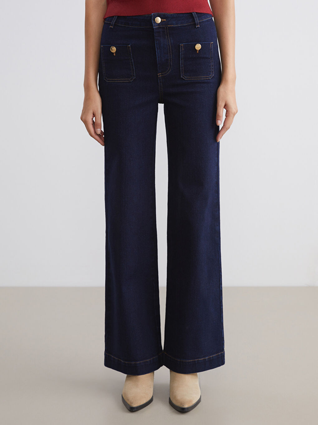 Wideleg Women's Jeans-1