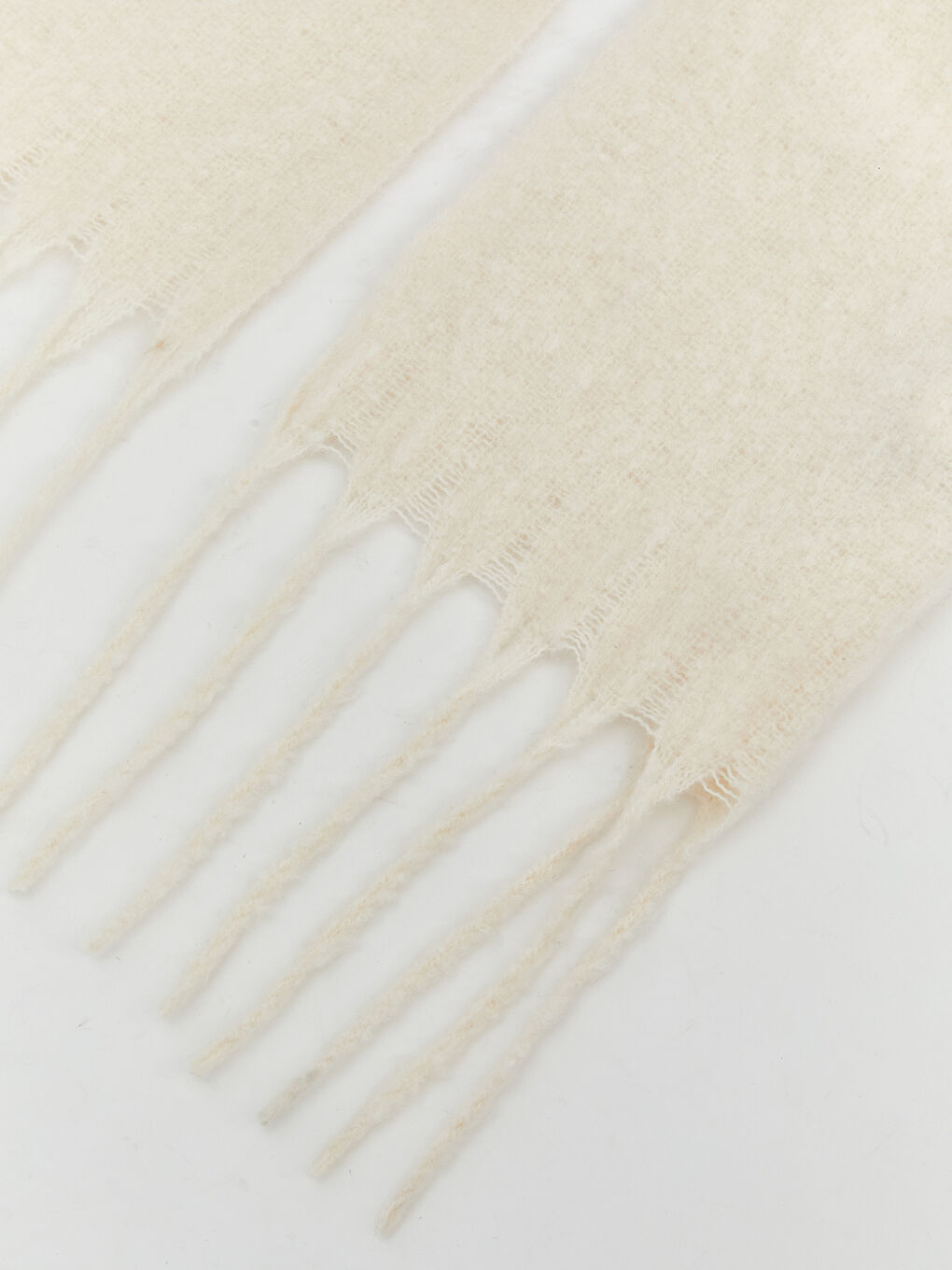 Woman ECRU Scarf & Beanie & Glove Set-2