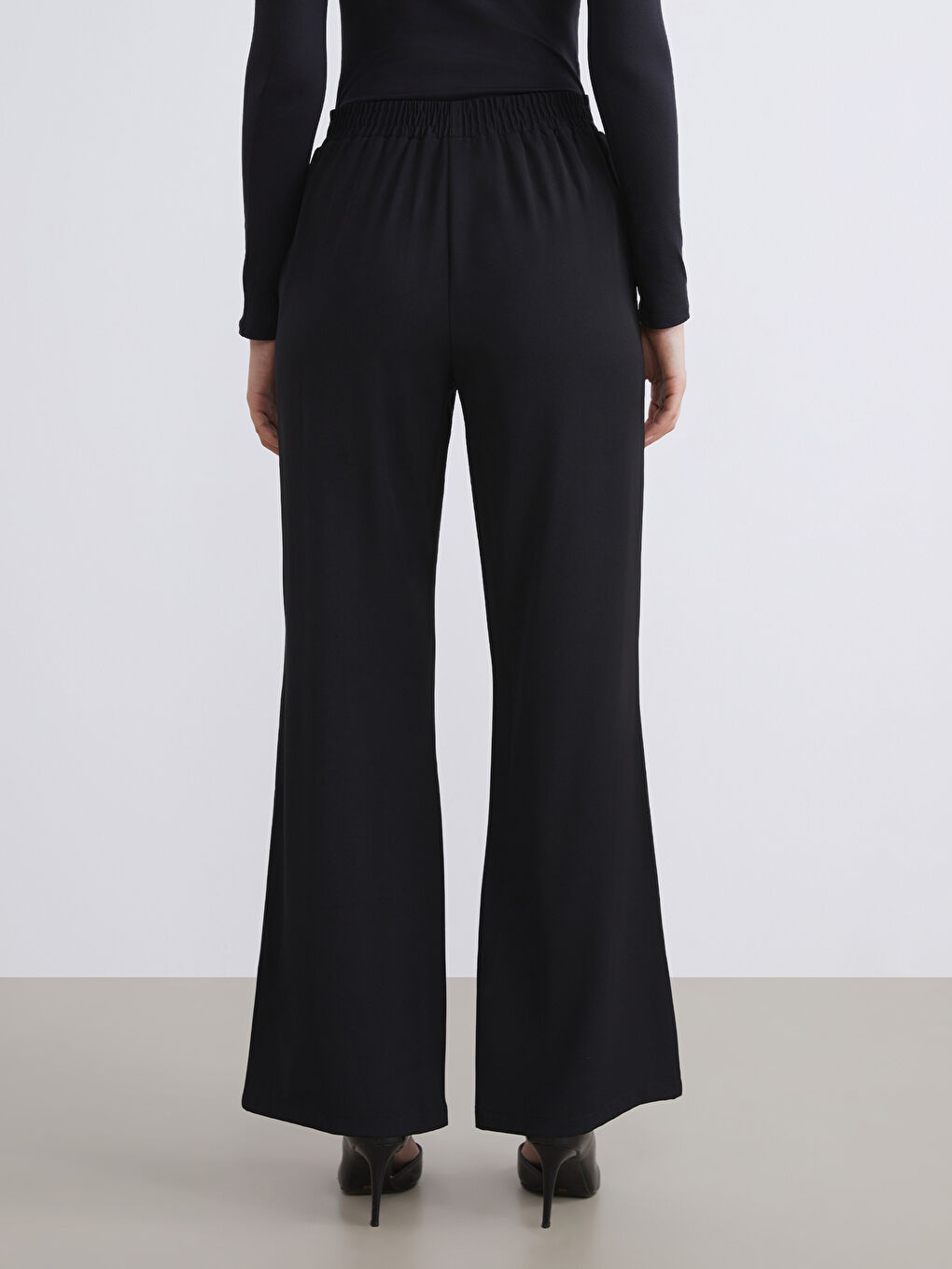 Wide Leg Women's Trousers-4