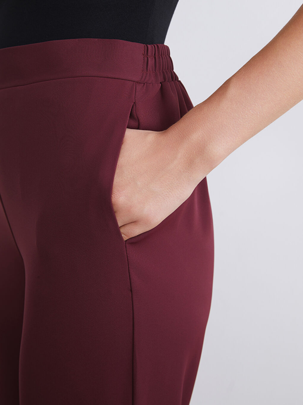 Wide Leg Women's Trousers-4