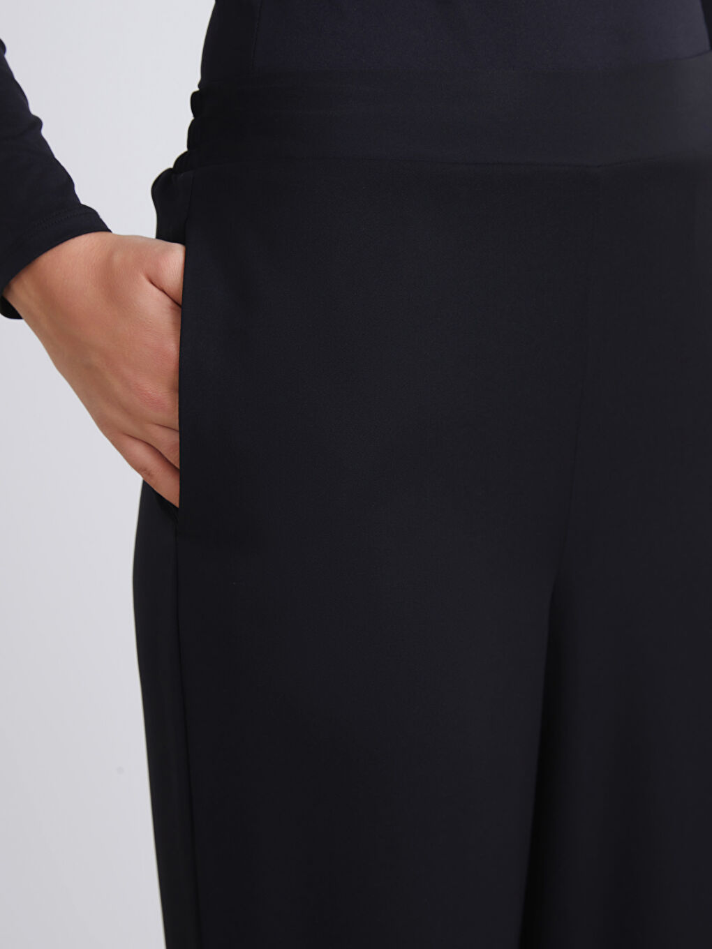 Wide Leg Women's Trousers-3