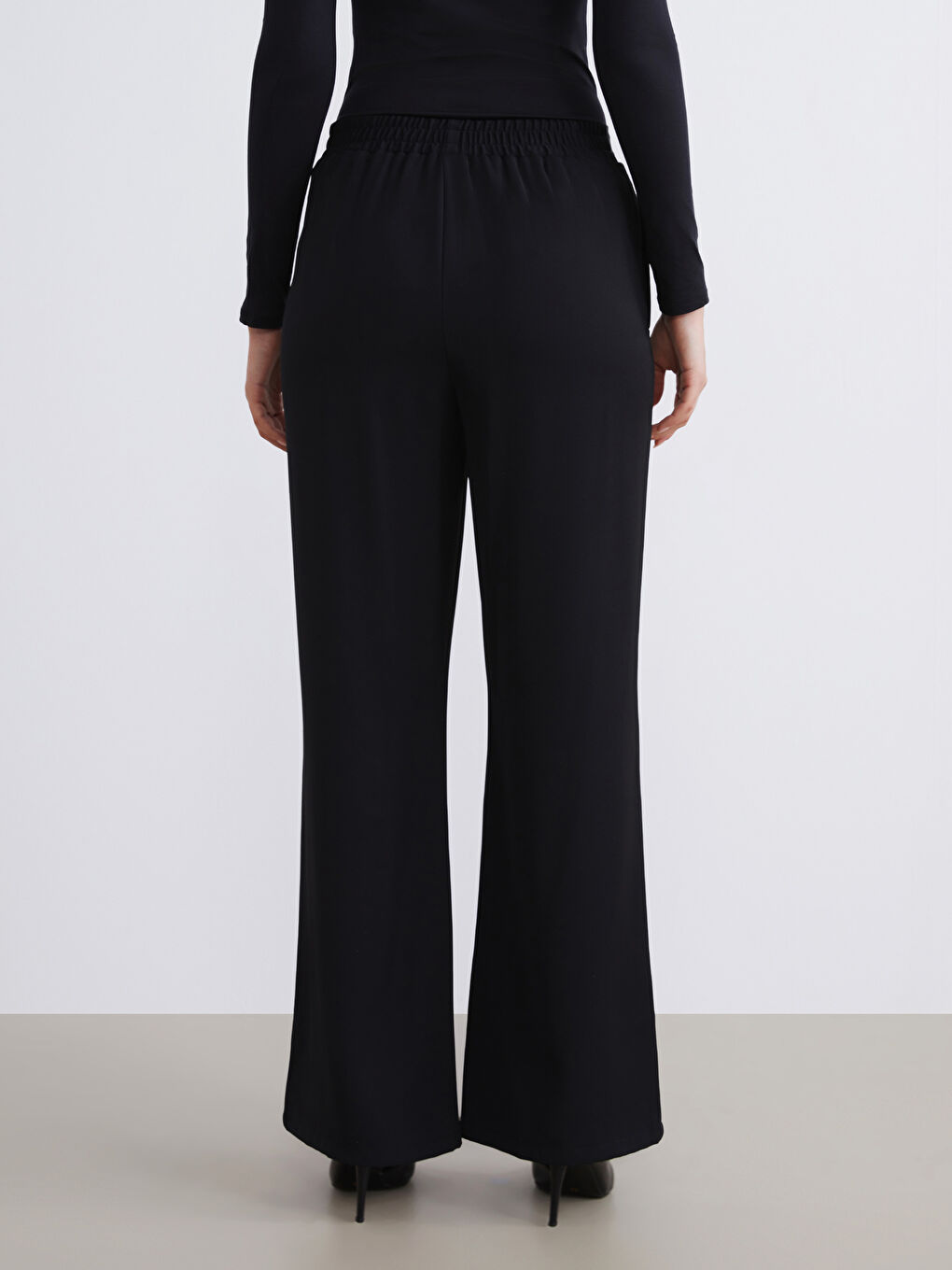 Wide Leg Women's Trousers-4