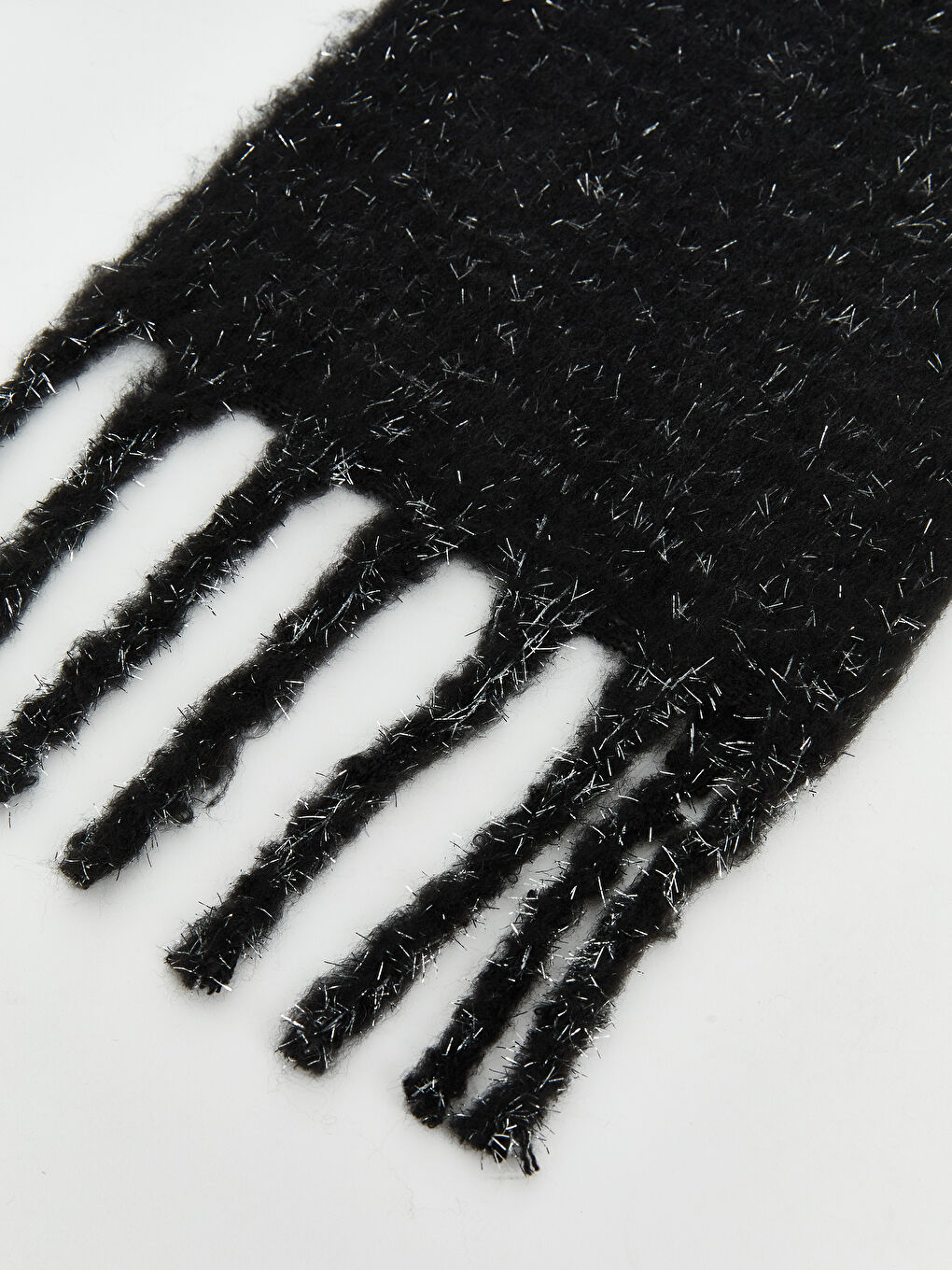 Woman BLACK Scarf & Beanie & Glove Set-2