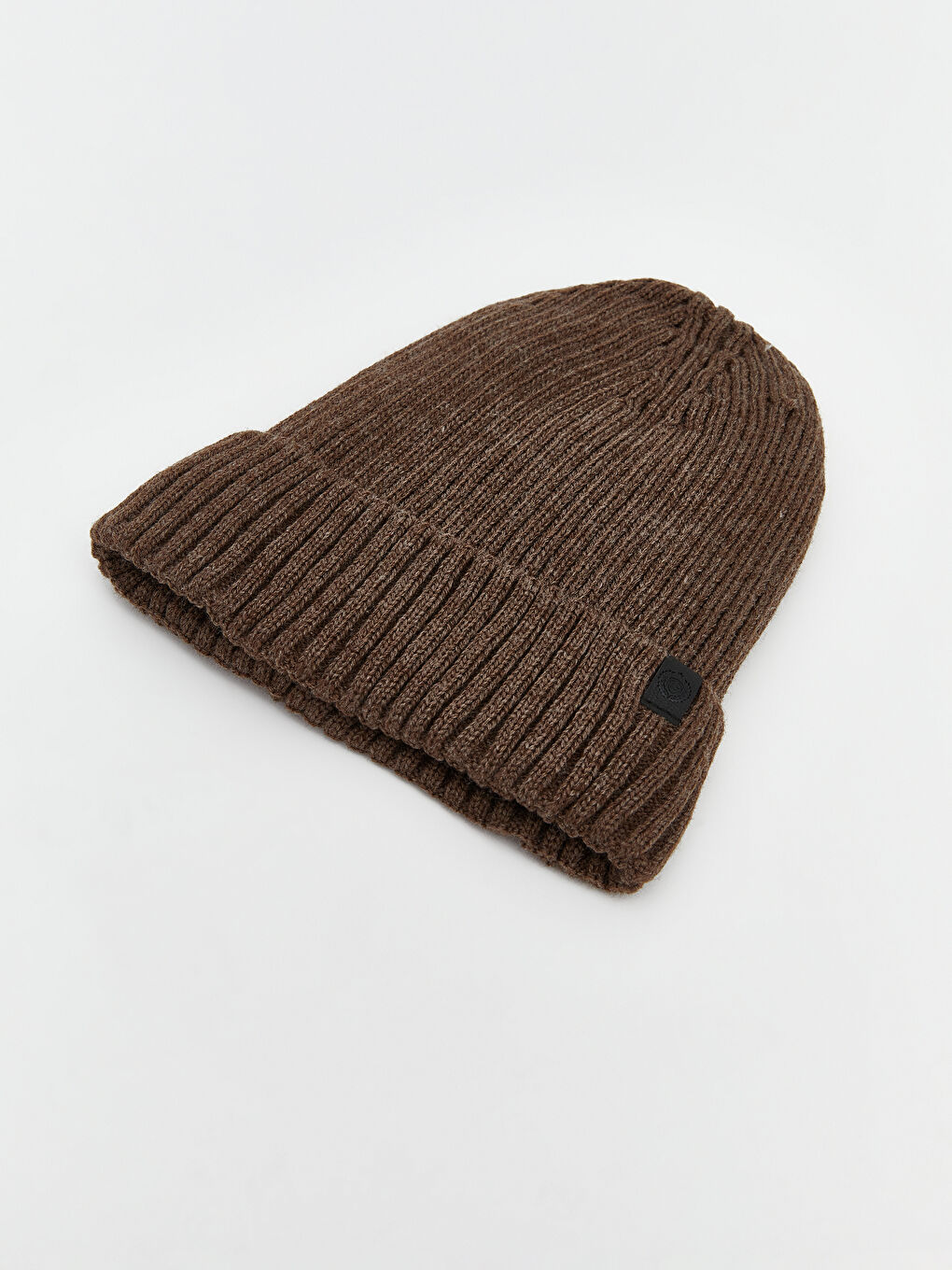 Kahverengi Erkek Triko Bere ve Atkı-2