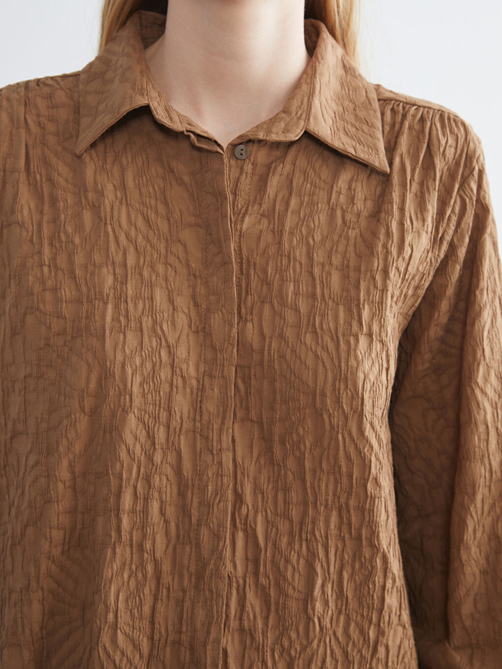Textured Women's Shirt Tunic-2