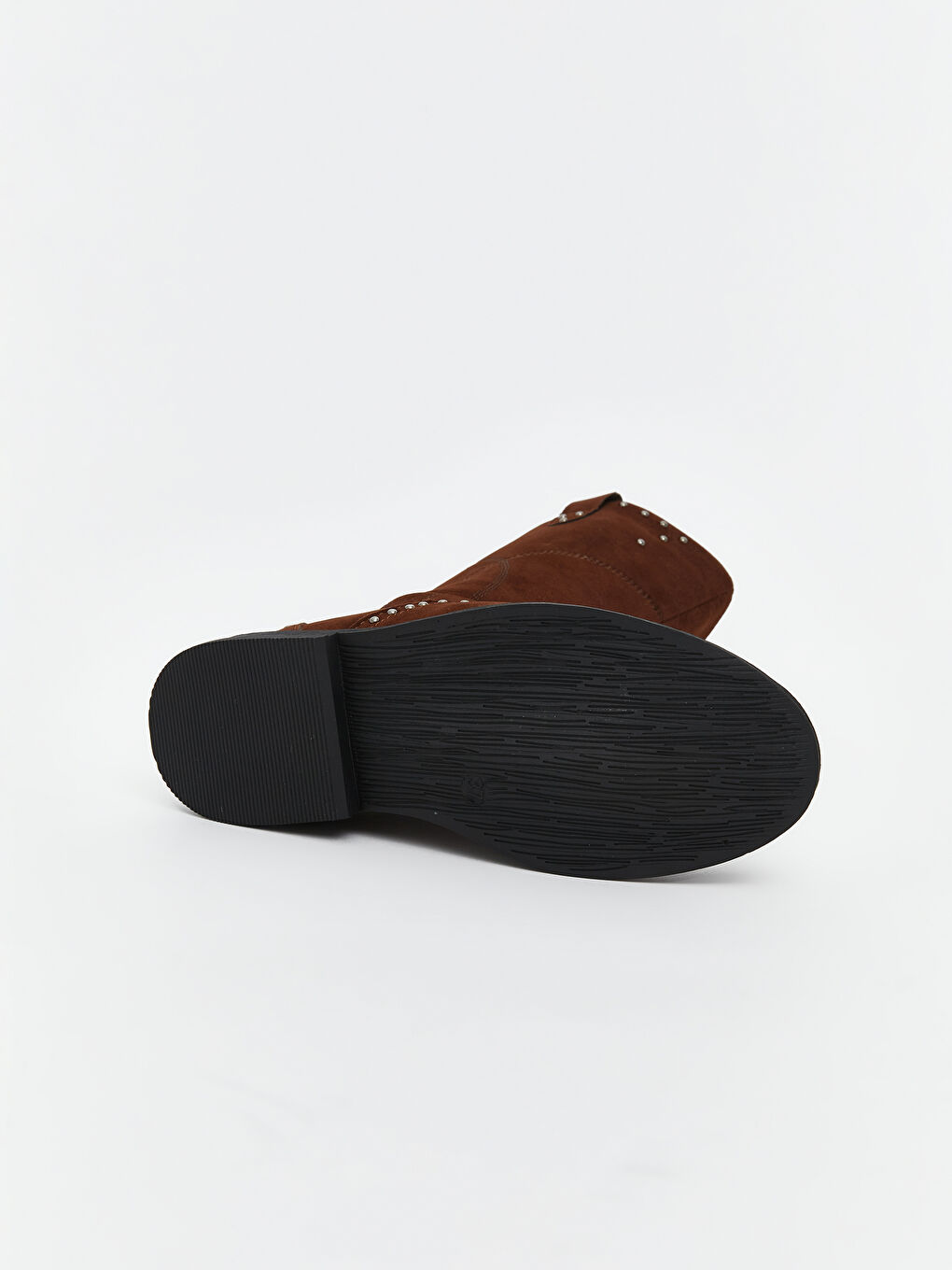 Қыздар антрацит түстес Тізеден келетін етік-3