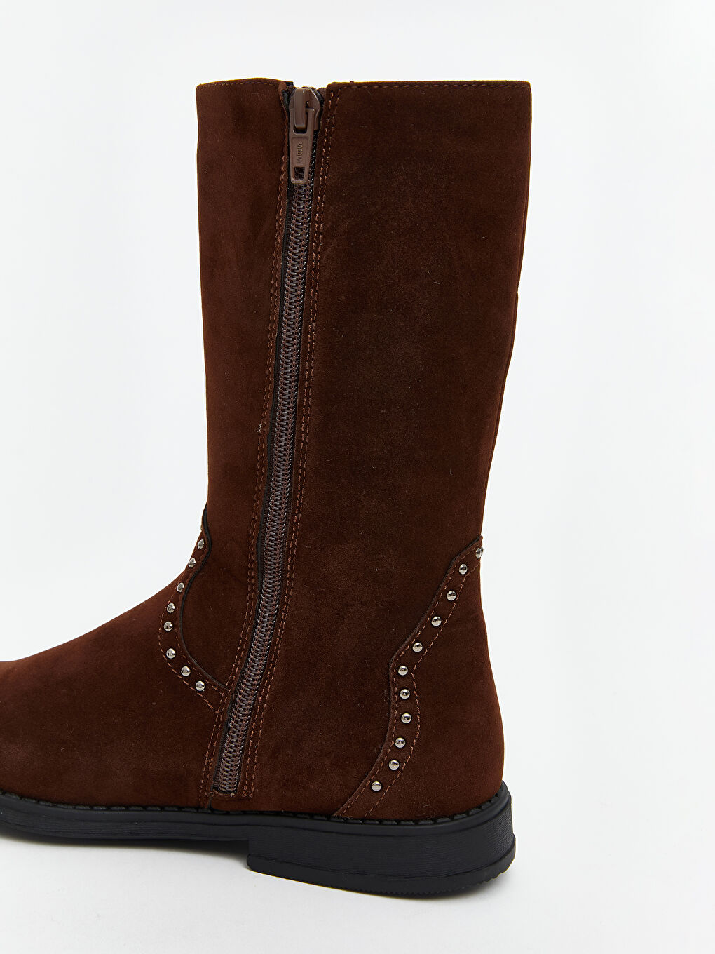 Қыздар антрацит түстес Тізеден келетін етік-5