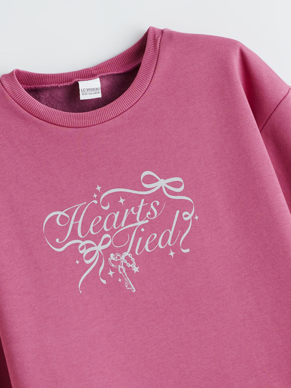 Crew Neck Girls' Dress-2