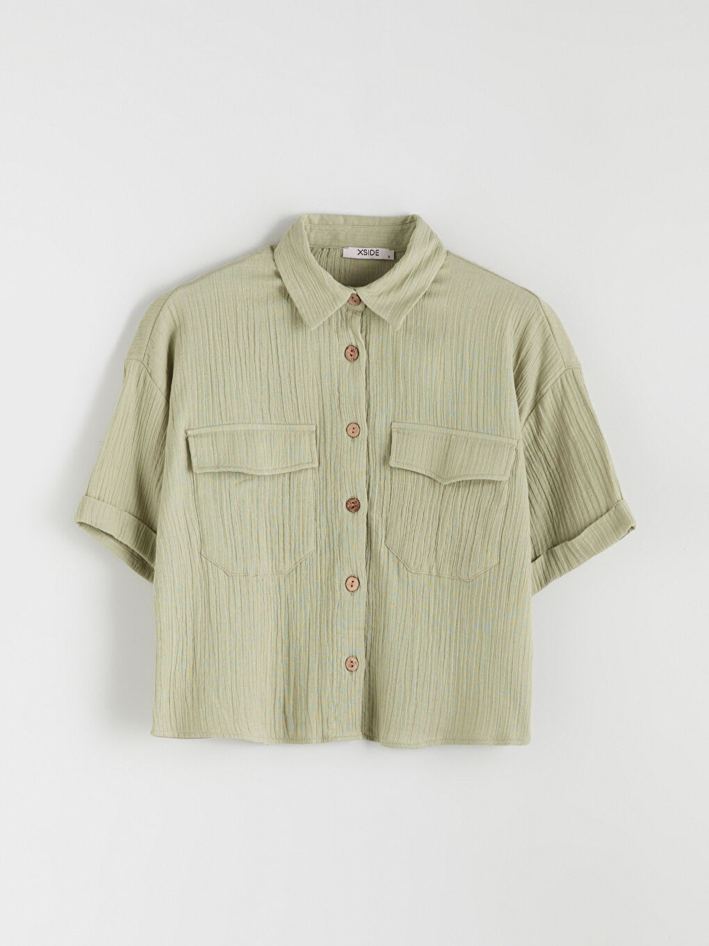 Textured Muslin Women's Shirt-4