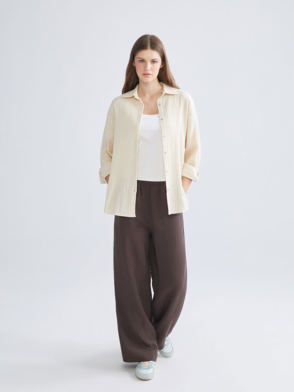 XSIDE Woman BEIGE Shirt -W5JL01Z8-1D3
