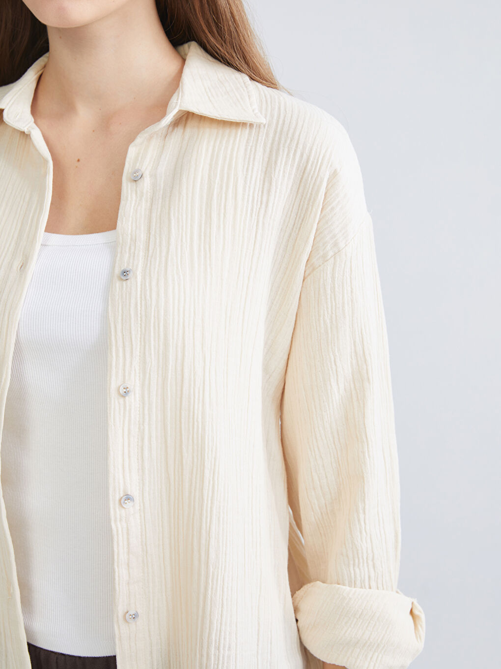 XSIDE Woman BEIGE Shirt -W5JL01Z8-1D3