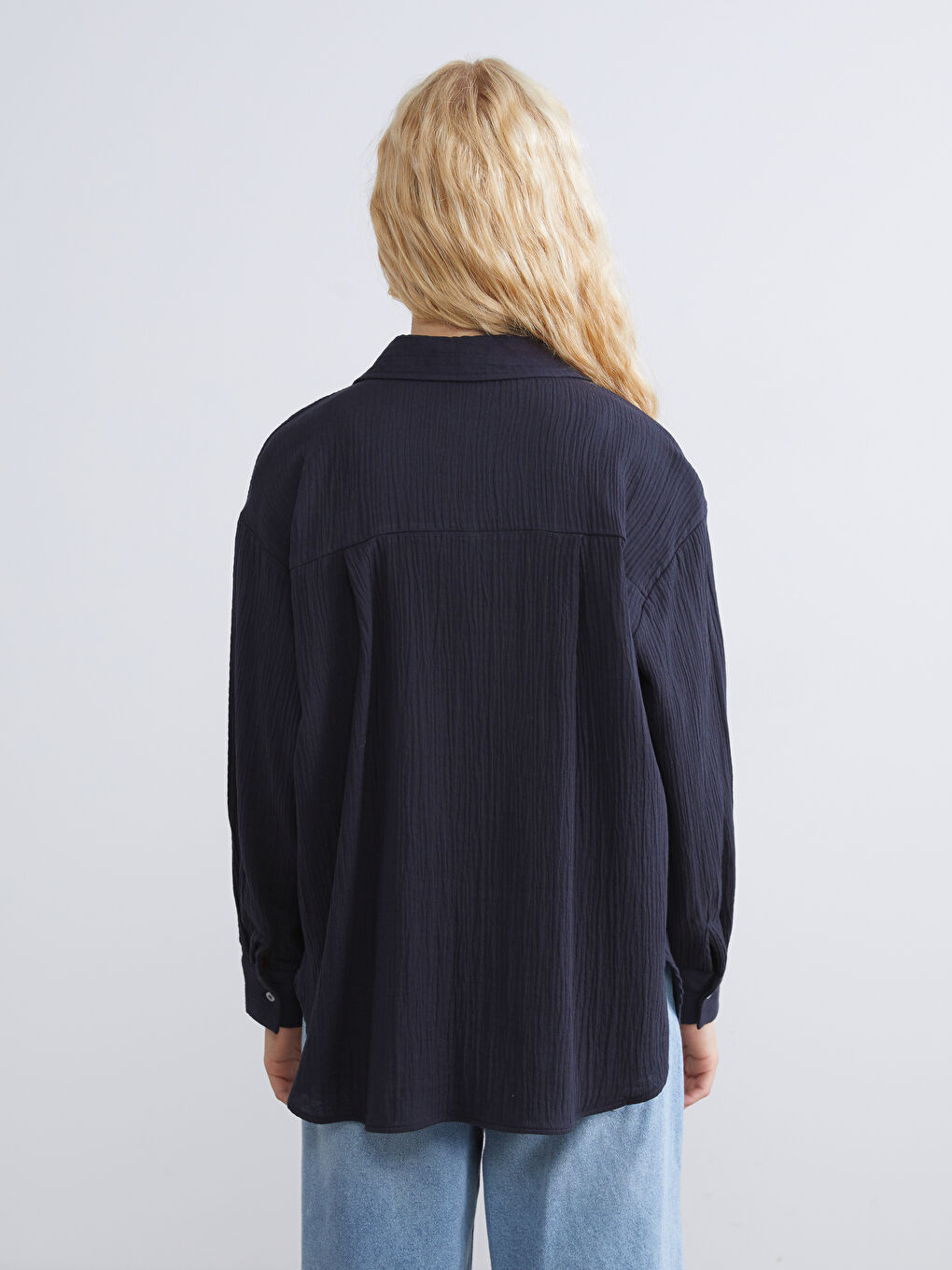 XSIDE Woman NAVY Shirt -W5JL01Z8-8N4