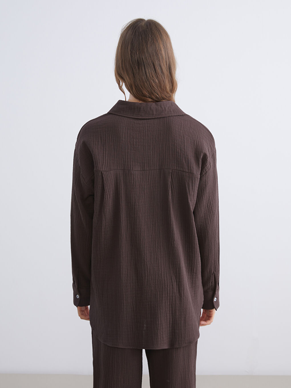 XSIDE Textured Muslin Women's Shirt -W5JL01Z8-D2N