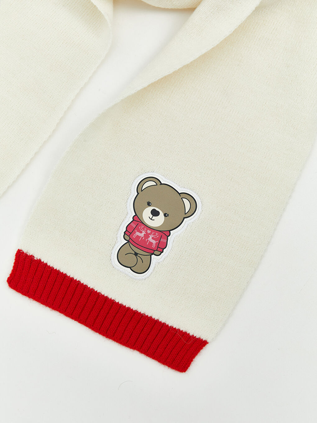 Girl ECRU Scarf & Beanie & Glove Set-2