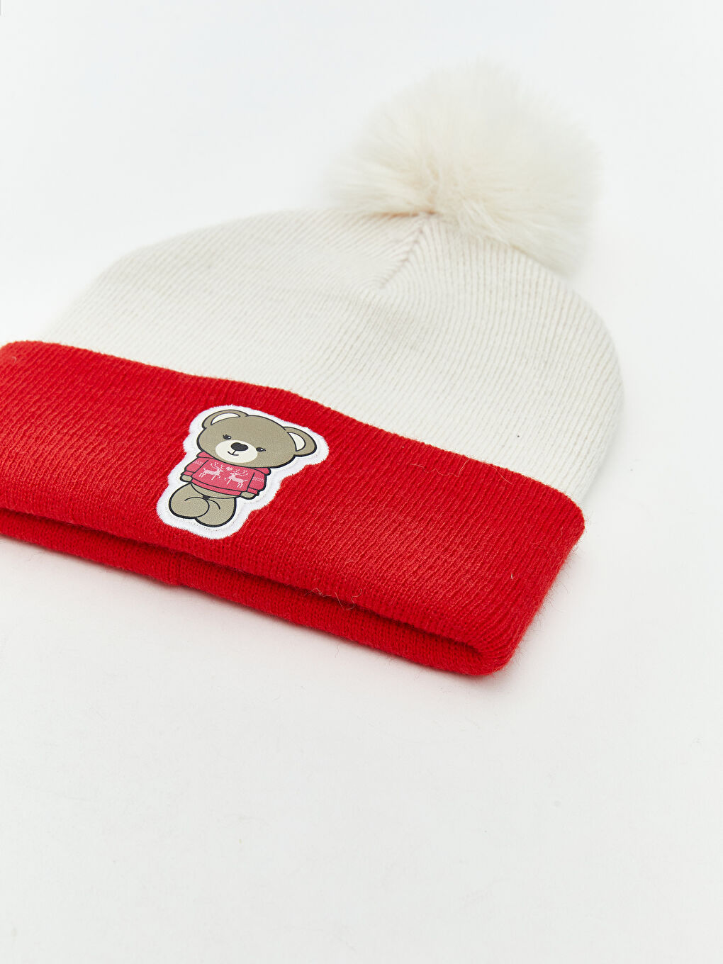 Girl ECRU Scarf & Beanie & Glove Set-3