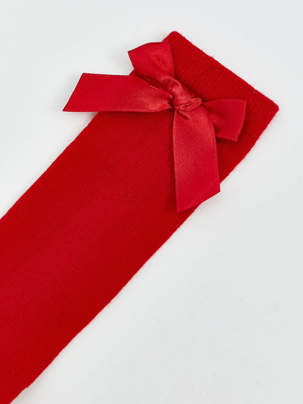 Dokolenice za devojčice sa detaljem mašne-1